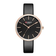 CURREN Womens Watches New Fashion Quartz Watch Ladies Casual Leather Dress Waterproof Watches Clock For Femme 9043
