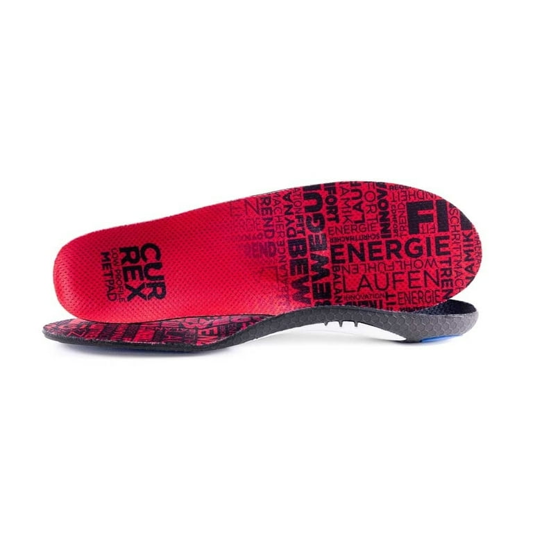 CURREX MetPad Low Profile Insoles Red Unisex Model 2913-23 Arch