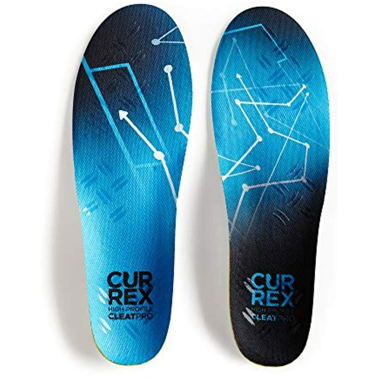 CURREX Unisex CLEATPRO™ High Profile Insoles for Cleat Sports Blue