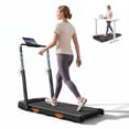 thumbnail image 1 of CURSOR FITNESS Walking Pad with Adjustable Height,Under Desk Treadmill for Home Office,Folding Treadmill with 3.0 HP Motor,LED Display,Remote Control,350 lb Capacity, 1 of 7