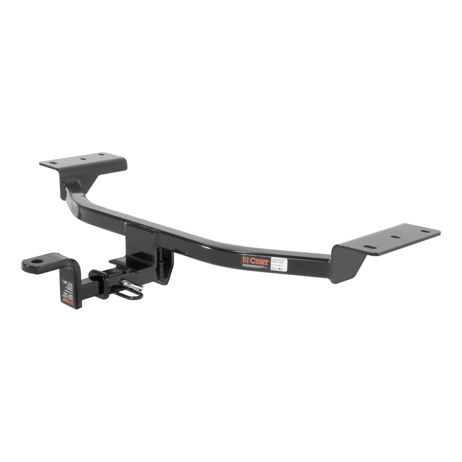 CURT 117053 Class 1 Trailer Hitch With Ball Mount, 1-1/4-Inch Receiver