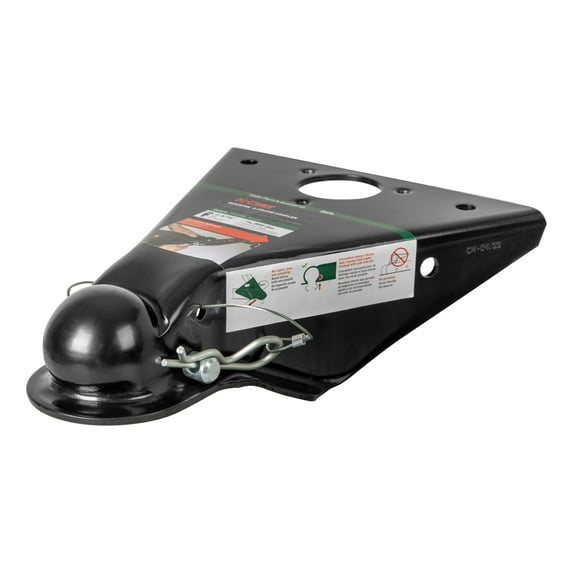 CURT 25474 QuickPin No-Latch A-Frame Trailer Coupler for 2-5/16-Inch Hitch Ball, 14,000 lbs