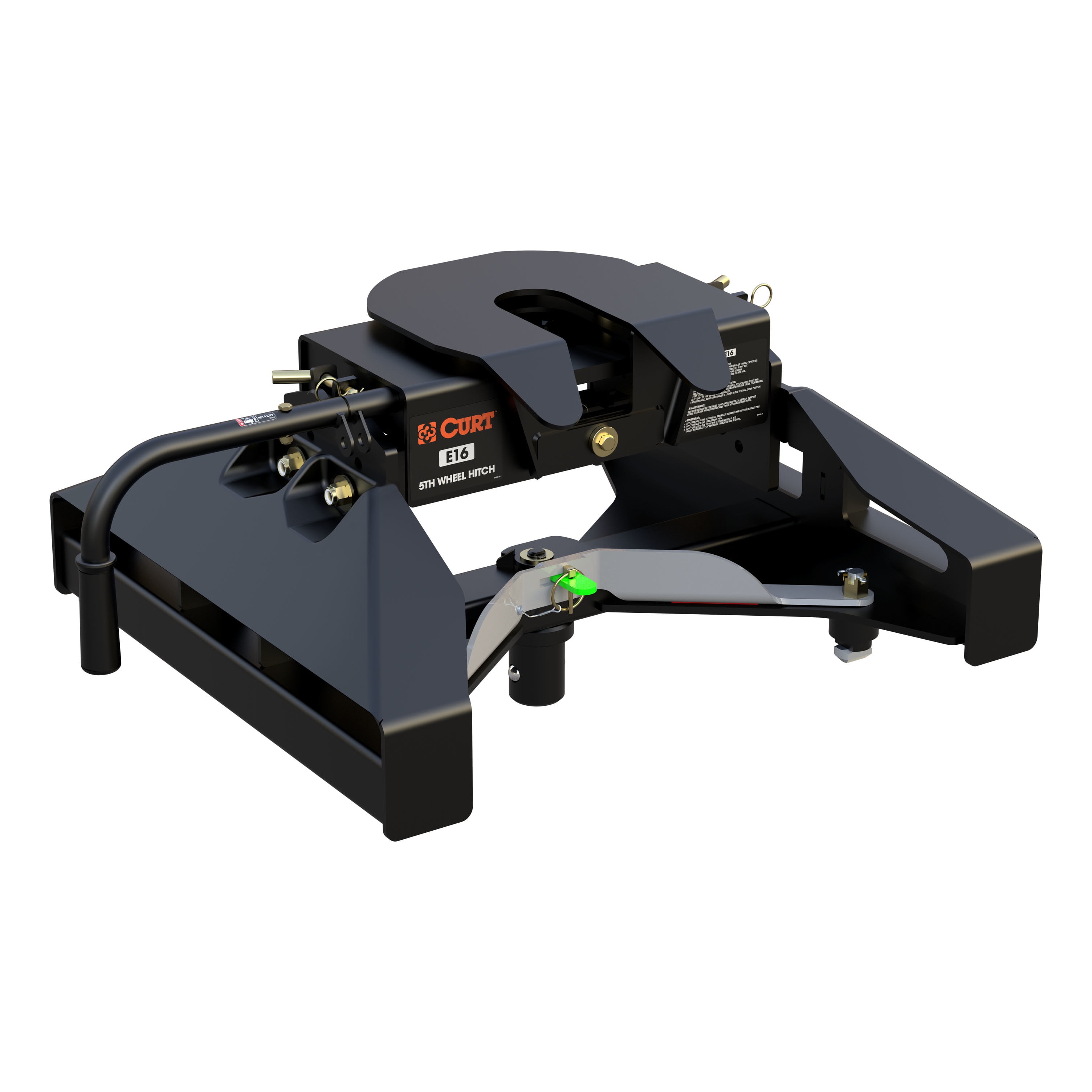 CURT 16071 E16 5th Wheel Hitch, 16,000 lbs, Select Nissan Titan XD, 8-Foot Bed Puck System