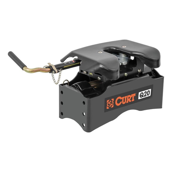 CURT 16530 Q20 5th Wheel Hitch Head Only, Legs or Roller Required, 20,000 lbs