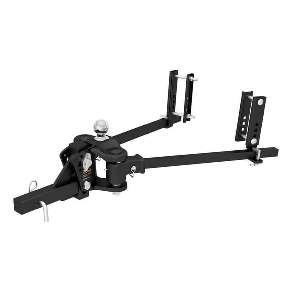 CURT 17500 TruTrack Weight Distribution Hitch with Sway Control, Up to 10K, 2-In Shank, 2-5/16-Inch Ball