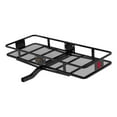 thumbnail image 1 of CURT 18152 60 x 24-Inch Basket Hitch Cargo Carrier, 500 lbs Capacity, Black Steel, 2-In Fixed Shank, 1 of 6
