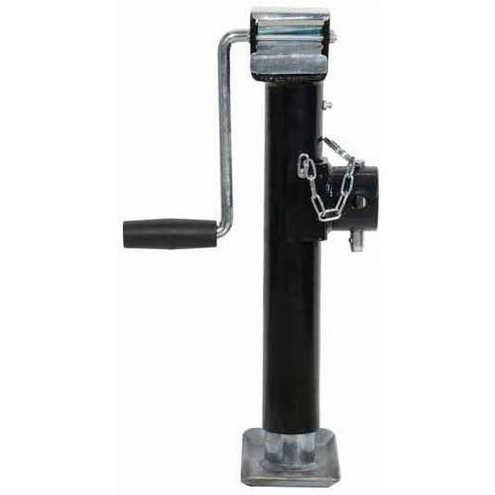 CURT 28354 Weld-On Pipe-Mount Swivel Trailer Jack, 5,000 lbs. 10 Inches Vertical Travel