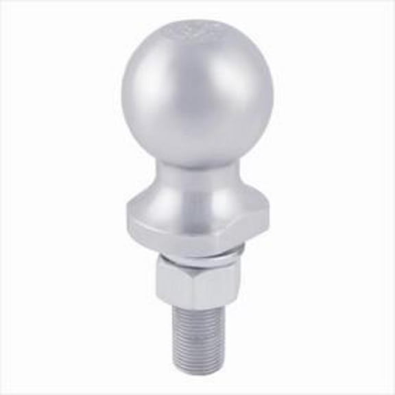CURT 40018 Chrome Trailer Hitch Ball, 3,500 lbs, 2-Inch Diameter, 3/4 x 2-1/8-Inch Shank