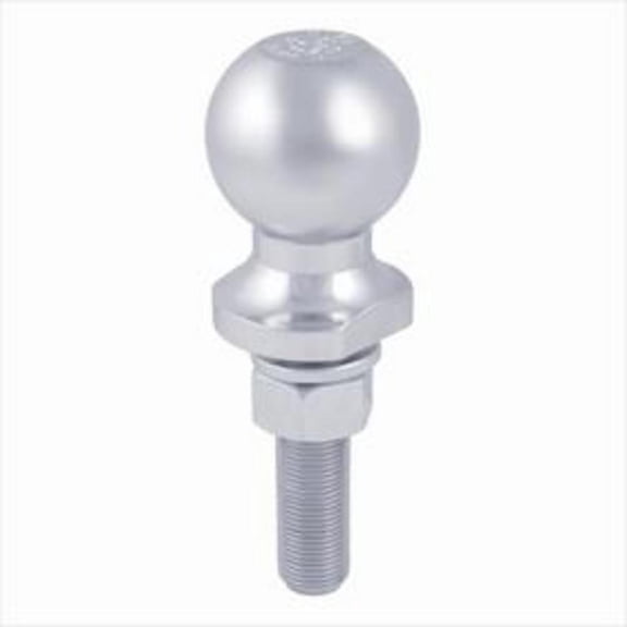 CURT 40019 Chrome Trailer Hitch Ball, 2-Inch Diameter, 3/4 x 3-Inch Shank Length, 10, 000 lbs. TW