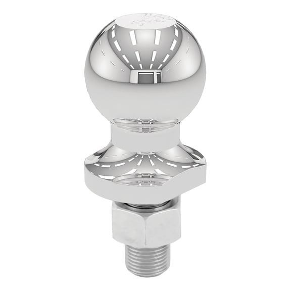 CURT 40095 Chrome ATV, UTV, Lawn Tractor Hitch Ball, 1-7/8-Inch Shank Diameter, 2, 000 lbs