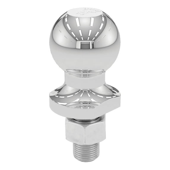 CURT 1-7/8" Chrome Trailer Ball - Shank: 3/4" Diameter, 1-5/8" long - Capacity: 2,000 lbs, 1 each, sold by each