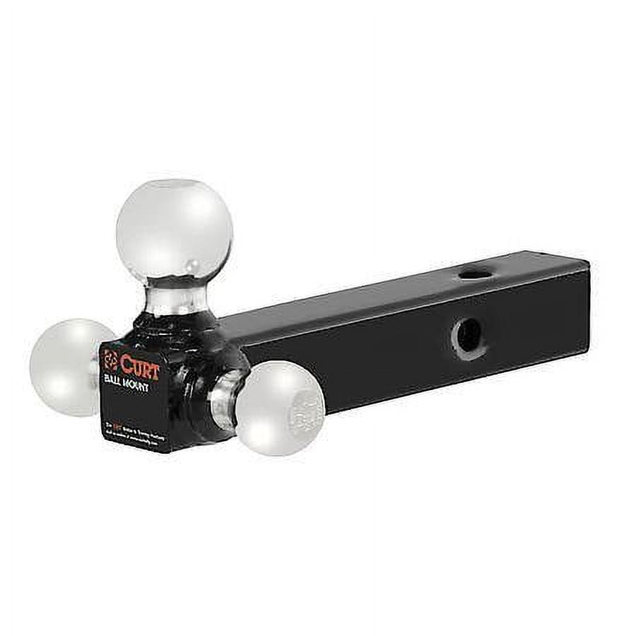 CURT 45001 Multi-Ball Trailer Hitch Ball Mount, 1-7/8, 2, 2-5/16-Inch ...