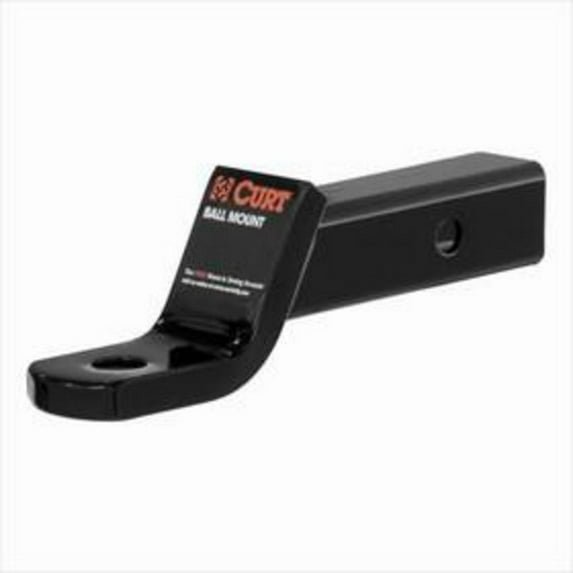 CURT 45030 Class 3 Trailer Hitch Ball Mount, Fits 2-Inch Receiver, 7,500 lbs, 1-Inch Hole, 2-In Drop, 3/4-Inch Rise
