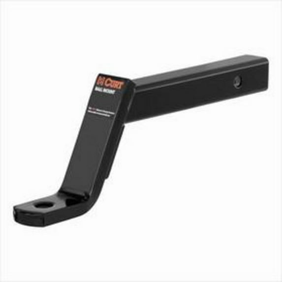 CURT 45280 Class 3 Trailer Hitch Ball Mount, Fits 2-Inch Receiver, 7,500 lbs, 1-Inch Hole, 6-Inch Drop