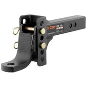 CURT 45901 Adjustable Trailer Hitch Ball Mount, 2-Inch Receiver, 6-3/4-Inch Drop, 1-Inch Hole, 6,000 lbs