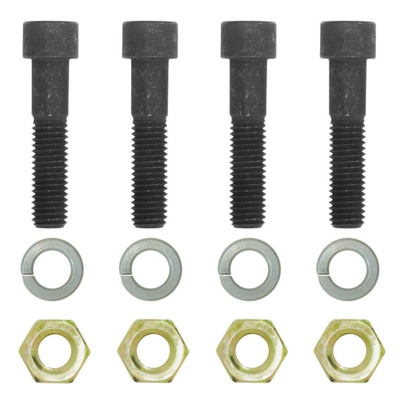 CURT 48332 Pintle Mount Hardware Kit, 60,000 lbs, Black Oxide
