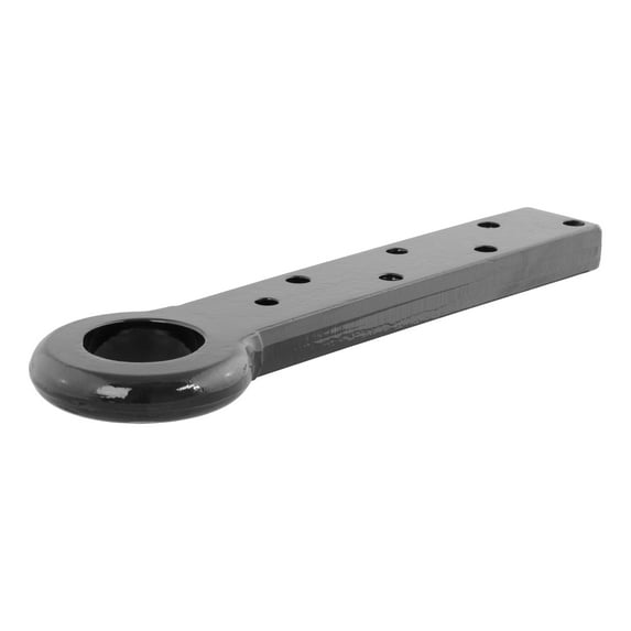 CURT 48510 Black Steel Pintle Hitch Lunette Ring 3-Inch ID, 22,000 lbs