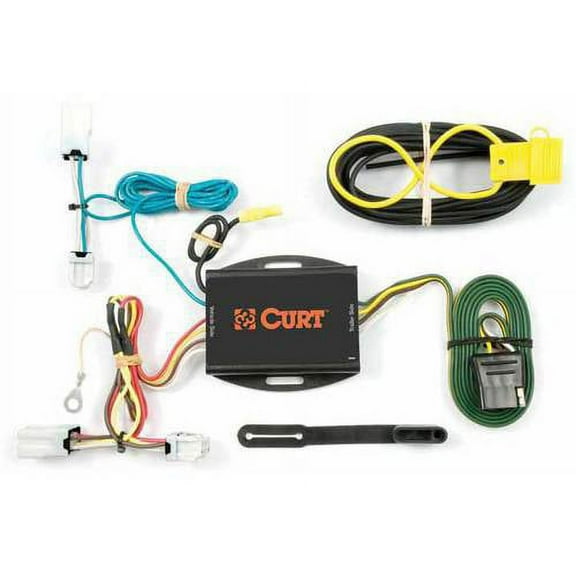 CURT 56022 Vehicle-Side Custom 4-Pin Trailer Wiring Harness, Select Nissan Altima, Maxima, Sentra