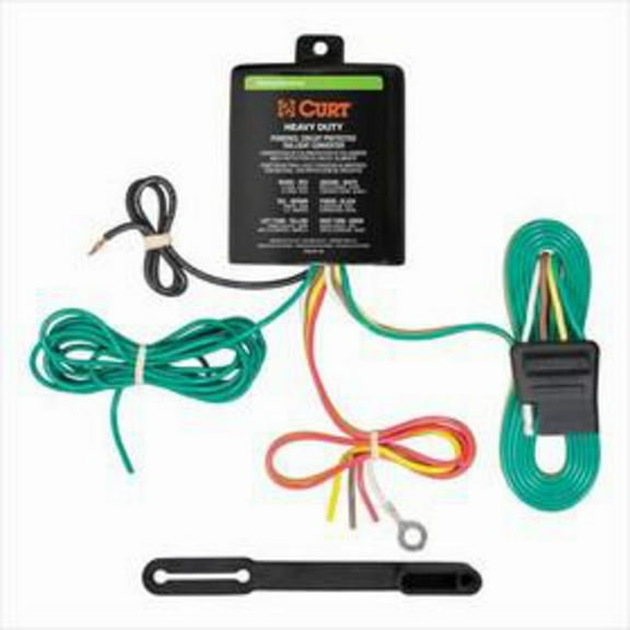 CURT 56236 Multi-Function Splice-in Tail Light Converter, 4-Pin Wiring Harness