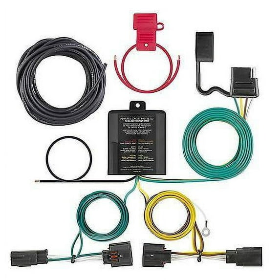 CURT 56331 Vehicle-Side Custom 4-Pin Trailer Wiring Harness, Select Chrysler Town and Country, Dodge Grand Caravan