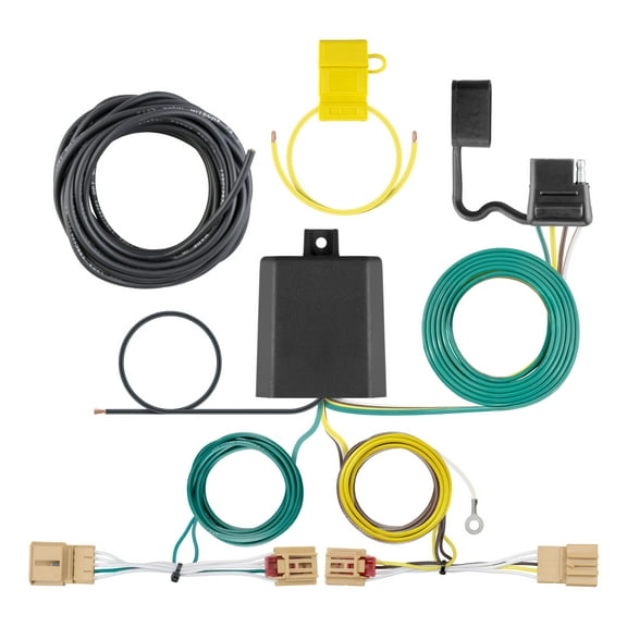 CURT 56403 Vehicle-Side Custom 4-Pin Trailer Wiring Harness, Select Volkswagen Tiguan