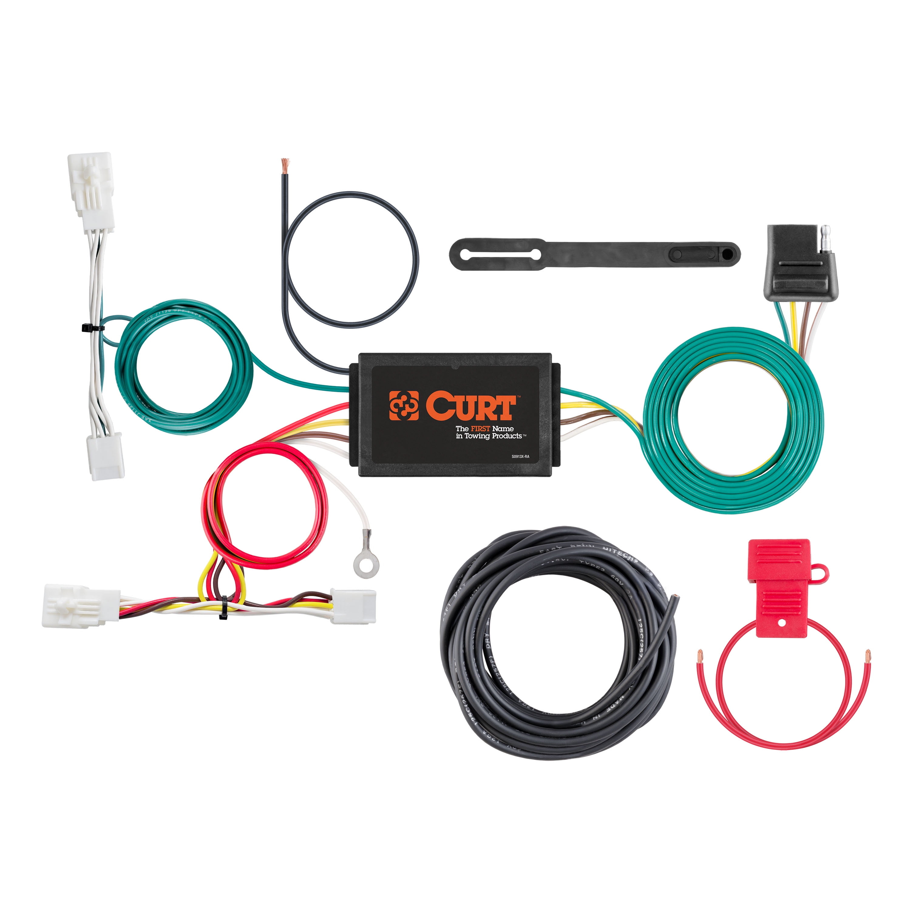 CURT 56416 Vehicle-Side Custom 4-Pin Trailer Wiring Harness, Select Toyota Avalon