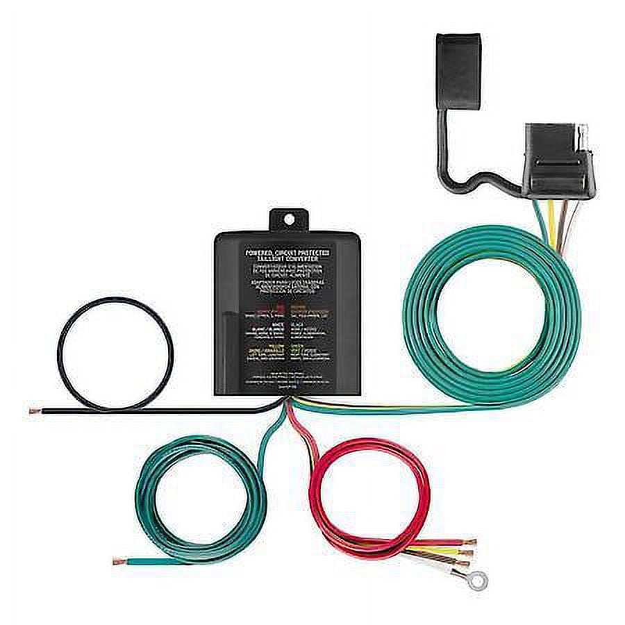 CURT 56496 WeatherResistant Powered 3to2Wire Splicein Trailer Tail