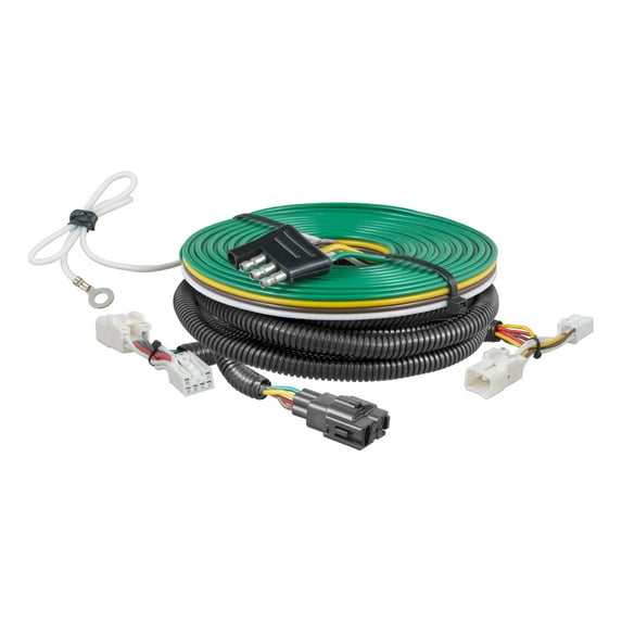 CURT 58913 Custom Towed-Vehicle RV Wiring Harness for Dinghy Towing, Select Toyota RAV4