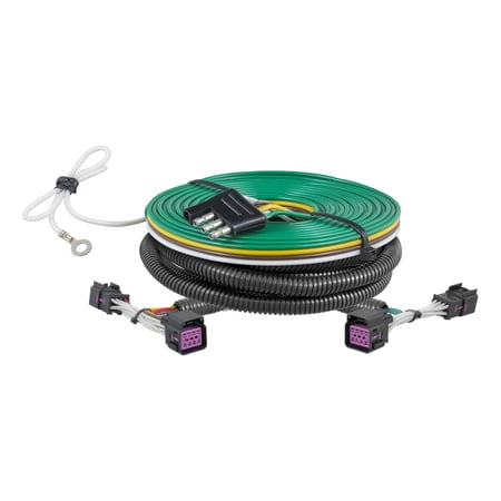 CURT 58936 Custom Towed-Vehicle RV Wiring Harness for Dinghy Towing, Select Chevrolet Sonic