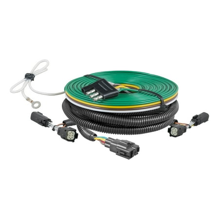 CURT 58945 Custom Towed-Vehicle RV Wiring Harness for Dinghy Towing, Select Ford Fusion