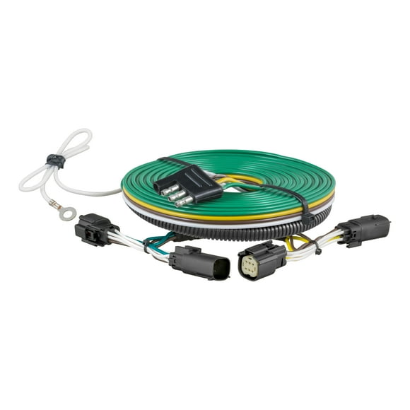 CURT 58960 Custom Towed-Vehicle RV Wiring Harness for Dinghy Towing, Select Lincoln MKT