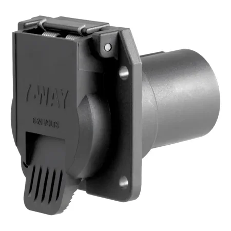 CURT 55415 Replacement 7-Way RV Blade Connector, Factory Tow Package and USCAR Socket Required