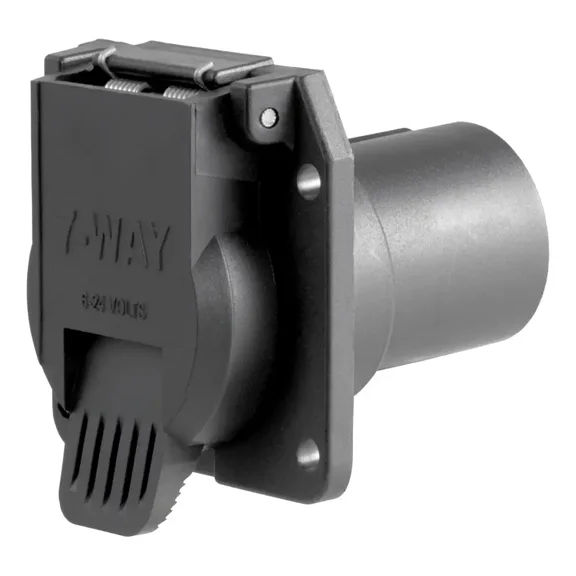 CURT 55415 Replacement 7-Way RV Blade Connector, Factory Tow Package and USCAR Socket Required
