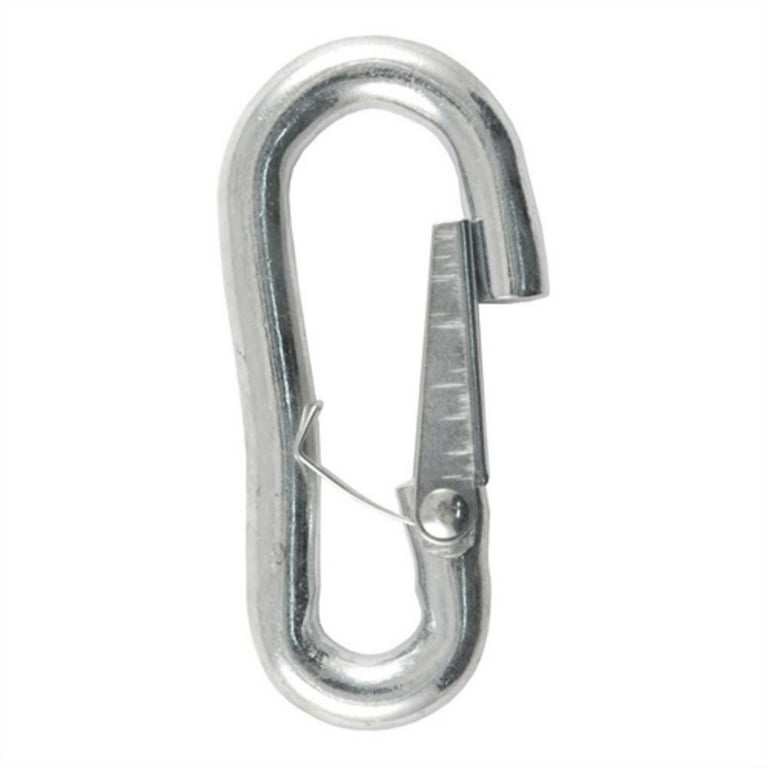 CURT 81277 Snap Hook Trailer Safety Chain Hook Carabiner Clip, 7/16-Inch  Diameter, 5,000 lbs 