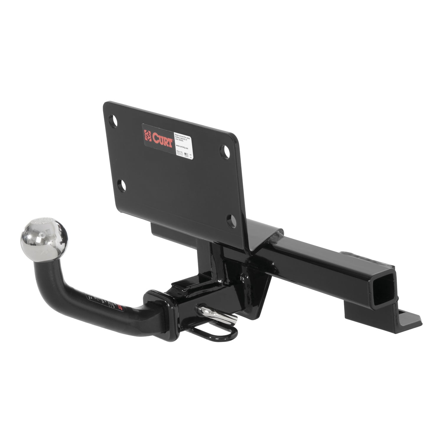 CURT Class 1 Hitch, includes 17/8" Euro Mount, installation hardware