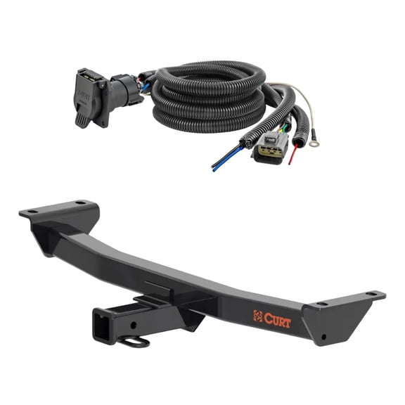 CURT Class 3 Trailer Hitch with 7-Way RV Blade Wiring Harness for 2024-2026 Ford Ranger | 2" Receiver