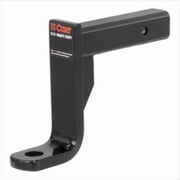 CURT 45338 Class 4 Trailer Hitch Ball Mount, Fits 2-Inch Receiver, 10,000 lbs, 1-1/4-Inch Hole, 8-Inch Drop, 6-3/4-Inch Rise