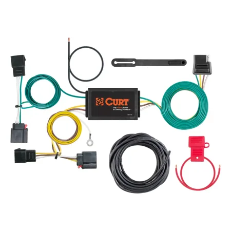 CURT T-Connector, 2 wire system, heavy duty powered converter included