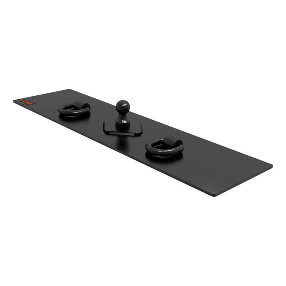 CURT 65500 Over-Bed Flat Plate Gooseneck Hitch, 30,000 lbs, 2-5/16-Inch Ball