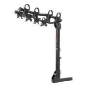 CURT Premium Hitch-Mounted Bike Rack Durable Powder Coat Finish 4-Bike Capacity, 180 lbs