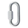 thumbnail image 1 of CURT 82931 Threaded Quick Link Trailer Safety Chain Hook Carabiner Clip, 7/16-Inch Diameter, 13,200 lbs Break Strength, 1 of 3