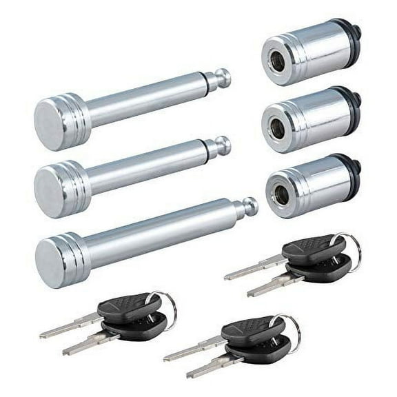 CURT 70005 Rambler RV Tow Bar Lock Set, 3-Pack, Keyed-Alike