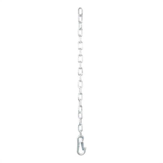 CURT 80313 27-Inch Trailer Safety Chain with 7/16-In Snap Hook, 5,000 lbs Break Strength