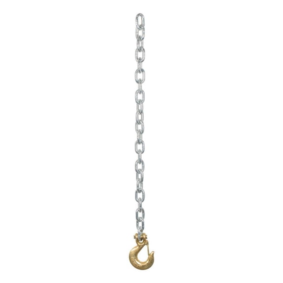 CURT 80315 35-Inch Trailer Safety Chain with 3/8-In Clevis Snap Hook, 16,200 lbs Break Strength