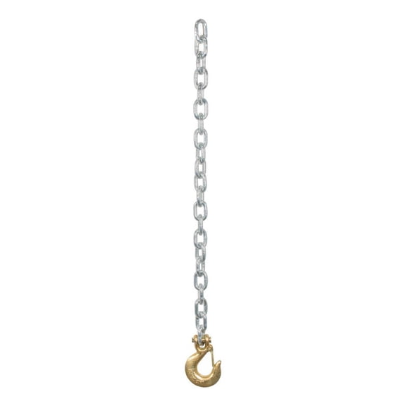 CURT 80315 35-Inch Trailer Safety Chain with 3/8-In Clevis Snap Hook, 16,200 lbs Break Strength