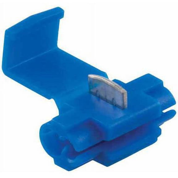 CURT 58280 18-14 Gauge Blue Scotch Snap Lock Wire Connectors, 100-Pack