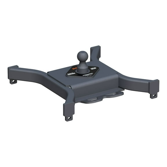 CURT 16090 Spyder 5th Wheel to Gooseneck Adapter Hitch, Fits Industry-Standard Rails, 30,000 lbs, 2-5/16-Inch Ball