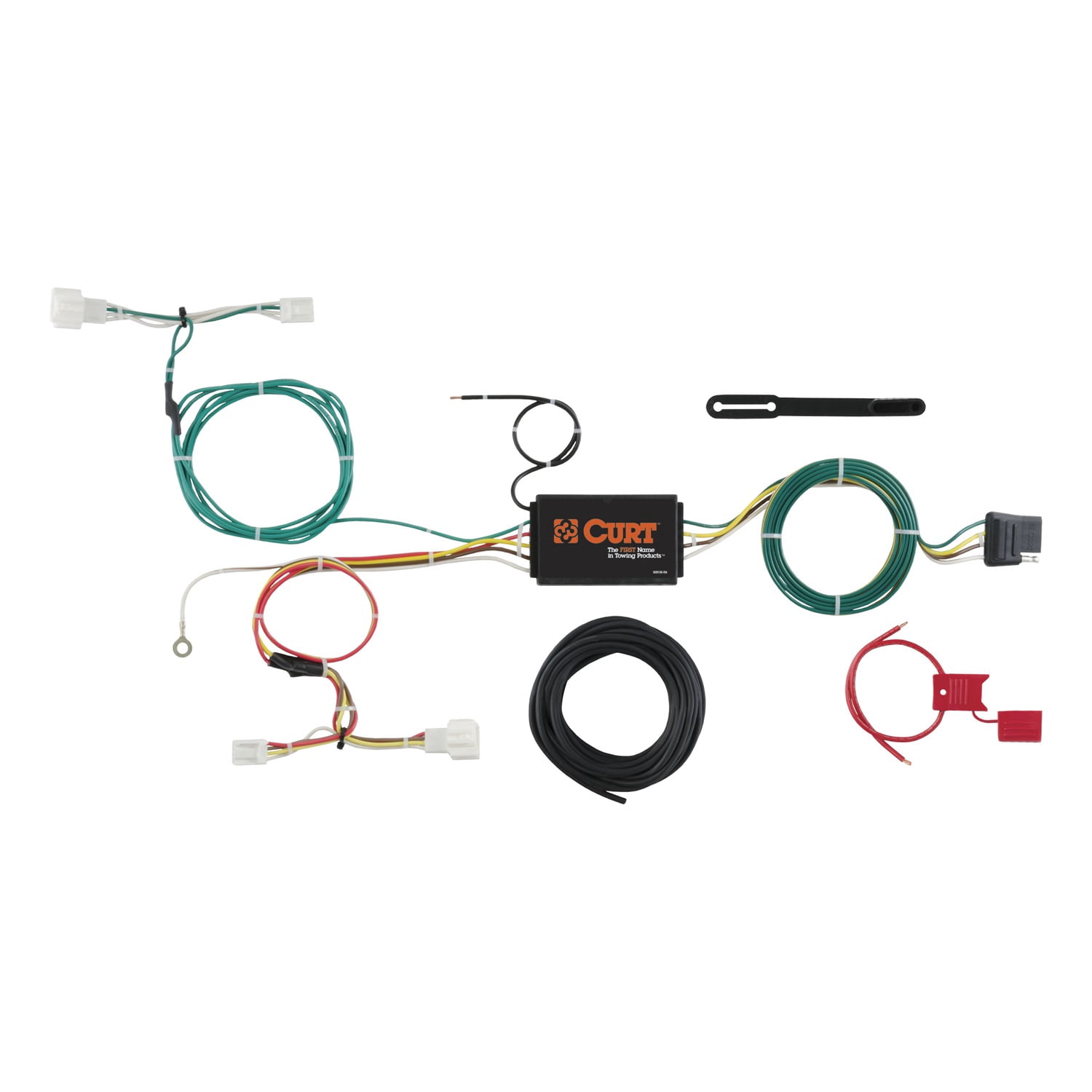 CURT T-Connector, 3 wire system, heavy duty powered converter included