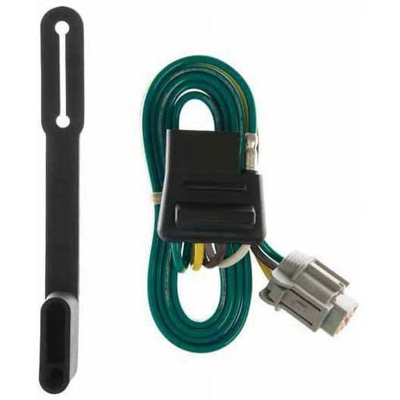 CURT 55244 Vehicle-Side Custom 4-Pin Trailer Wiring Harness, Select Nissan Xterra