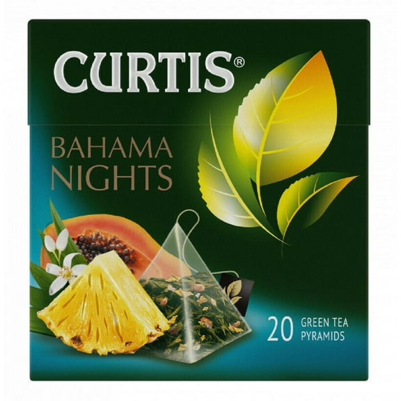 CURTIS Bahama NIghts Green Tea, 20 Pyramids